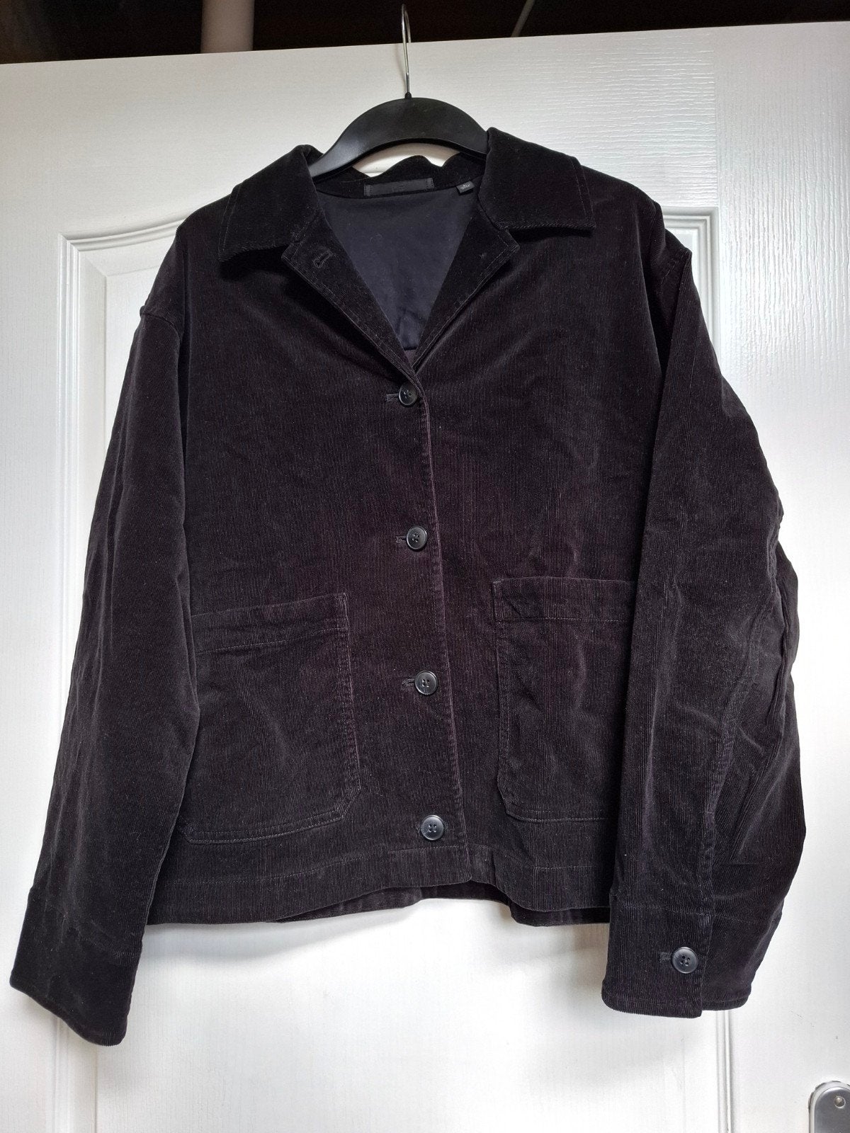 Zwart Corduroy Jasje Maat L, Verzenden, Zwart, Maat 42/44 (L), Jasje