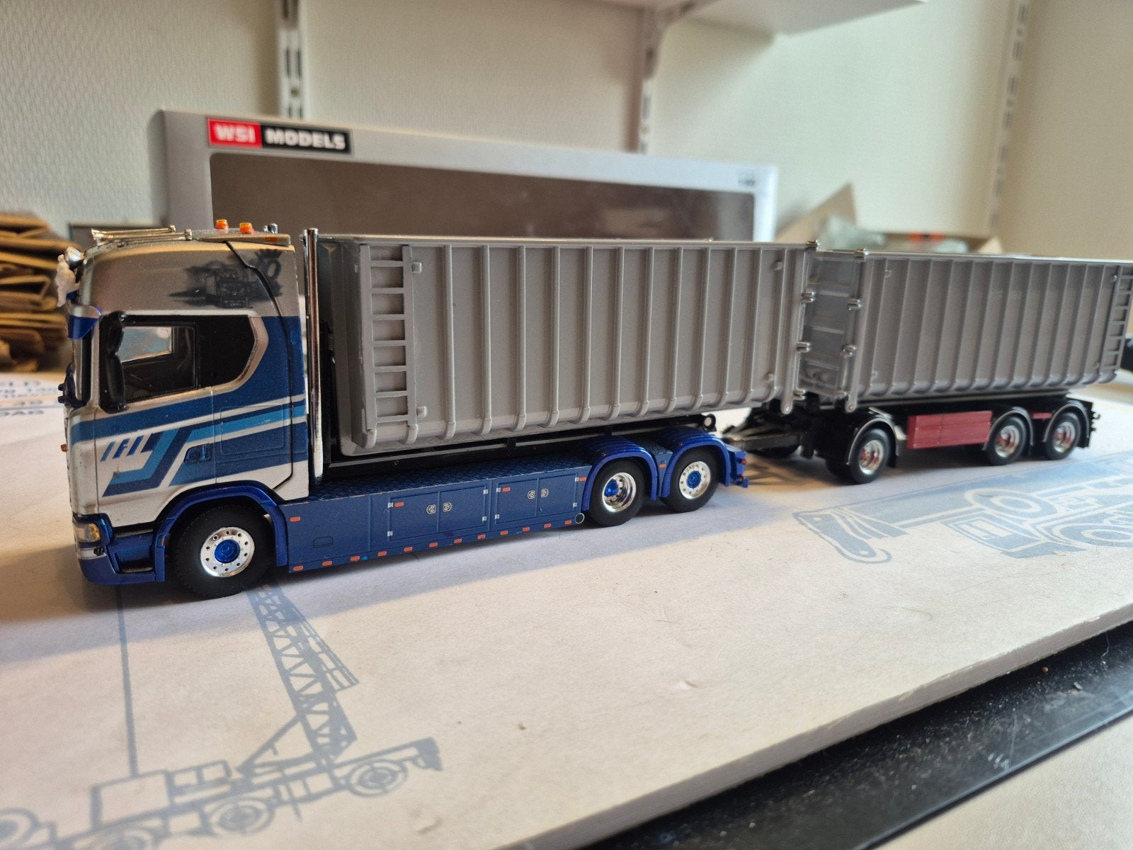 scania s highline klein kromhof zaagsel, Hobby en Vrije tijd, Modelauto's | 1:50, Ophalen of Verzenden, Zo goed als nieuw, Bus of Vrachtwagen