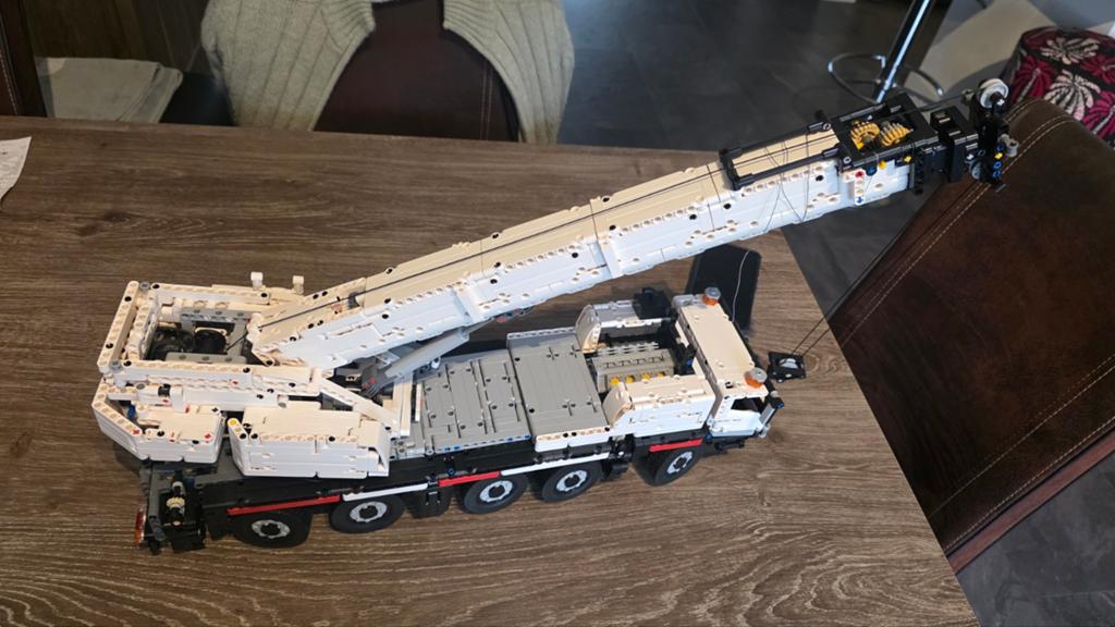 Lego technic hijskraan wit, Ophalen of Verzenden, Zo goed als nieuw, Gelijkstroom of Wisselstroom, Overige merken