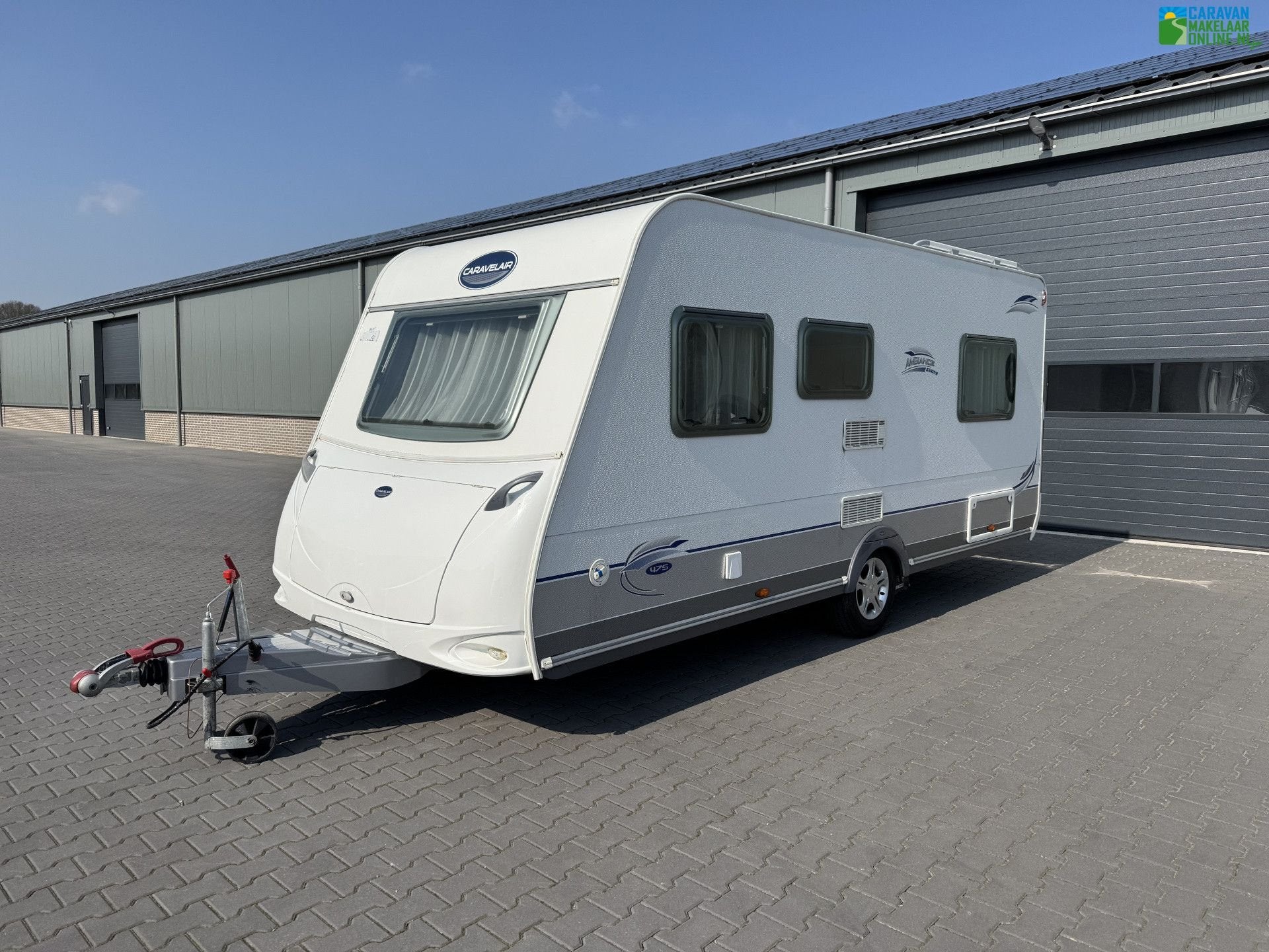 Caravelair Ambiance Style 475 | Nette staat | Vast bed | 4p!, Rondzit, Bedrijf, Lengtebed, 5 tot 6 meter