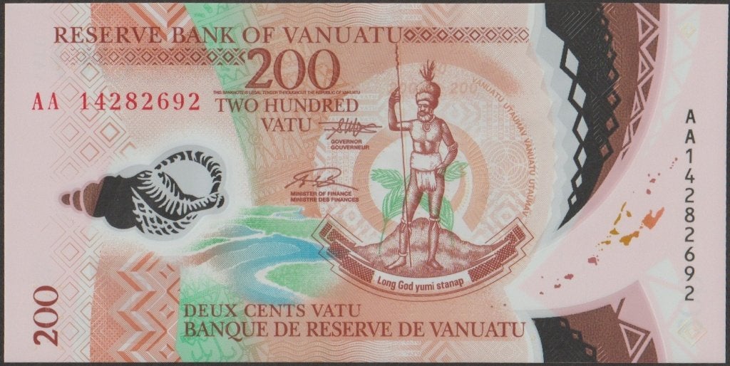 Vanuatu 200 vatu 2014 UNC p.12b (# 720), Postzegels en Munten, Bankbiljetten | Oceanië, Verzenden, Los biljet