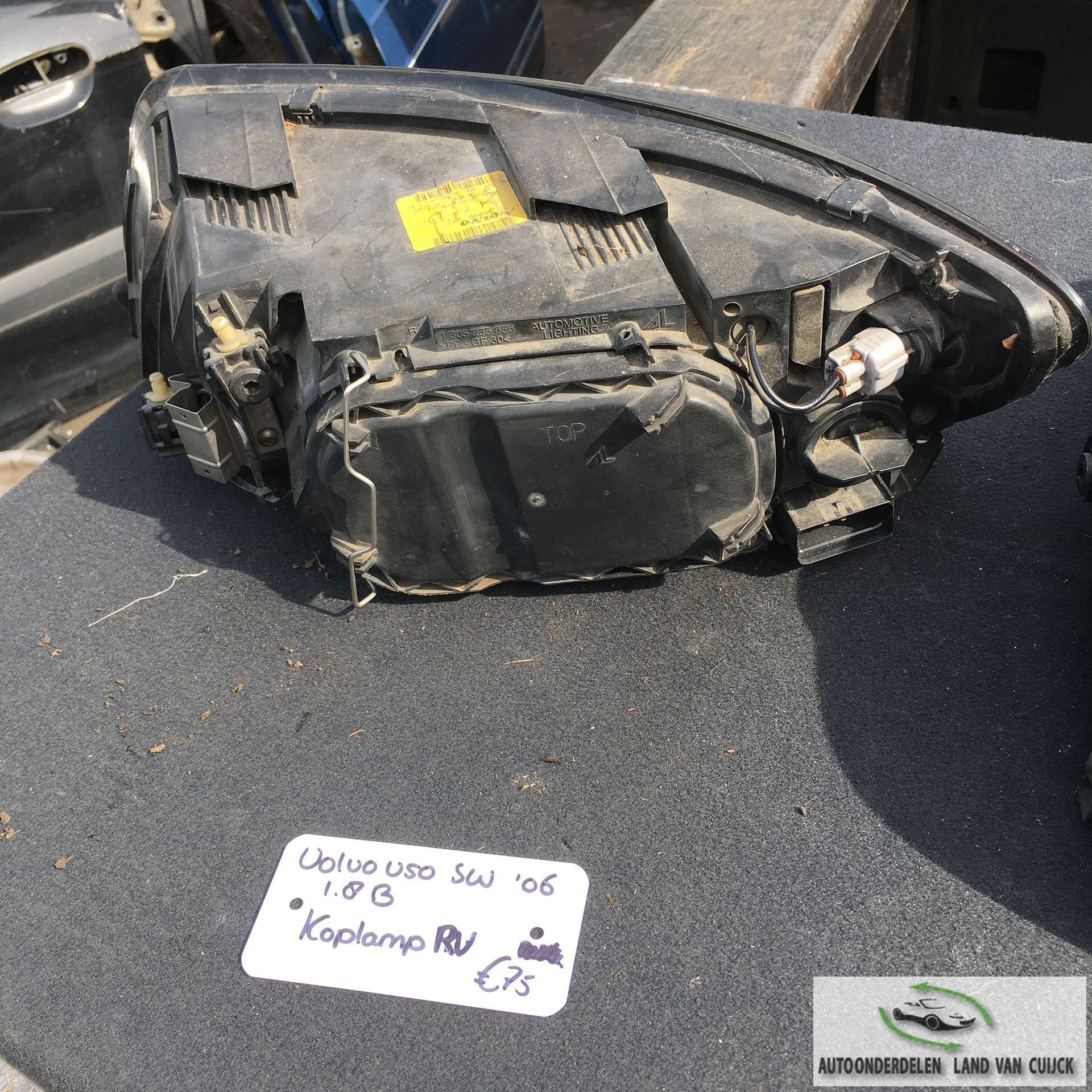 Volvo V50 Sw 1.8 B 2006 Koplamp Rechtsvoor, Auto-onderdelen, Gebruikt, -, -, Ophalen of Verzenden