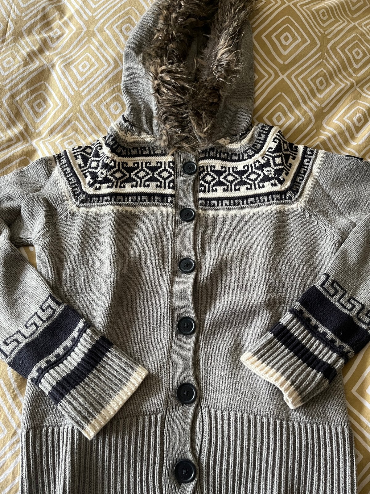 Mooi Gaastra dames vest / trui maat M grijs / blauw, Ophalen of Verzenden, Gedragen, Maat 38/40 (M), Blauw