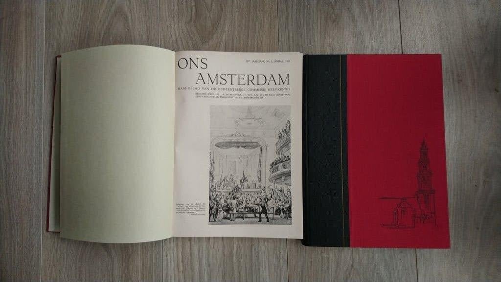 2 boeken ons Amsterdam, Ophalen of Verzenden, 20e eeuw of later, Zo goed als nieuw
