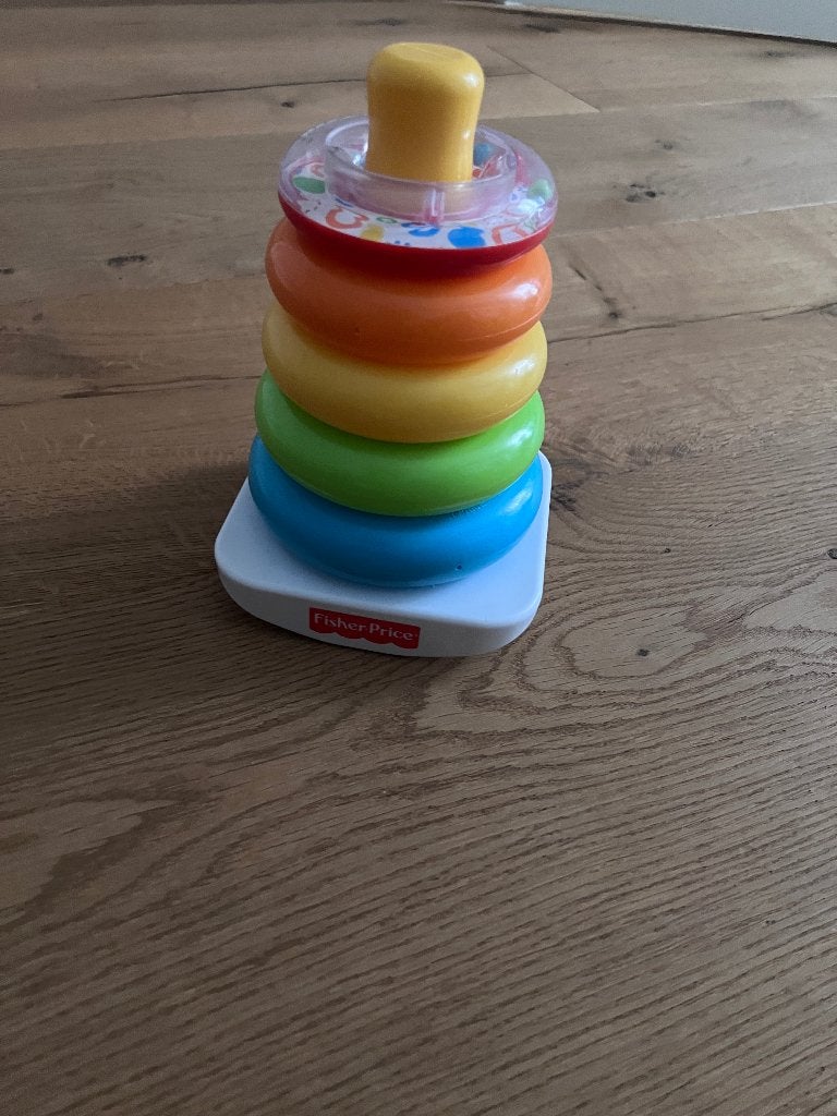 Fisher price kleurenringpiramid/color ring pyramide, Kinderen en Baby's, Speelgoed | Fisher-Price, Ophalen, Zo goed als nieuw