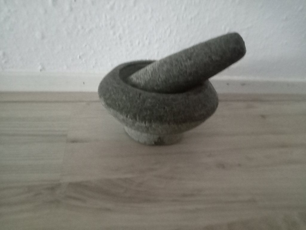 Vijzel, Overige typen, Ophalen of Verzenden, Zo goed als nieuw, Steen/keramiek