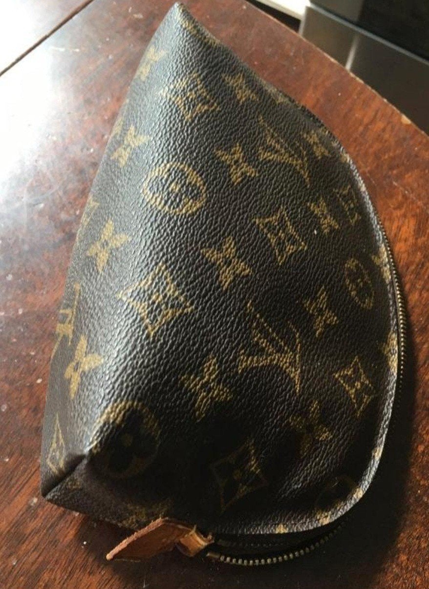 Louis vuitton cosmetic pouch (orgineel), Ophalen of Verzenden, Zwart