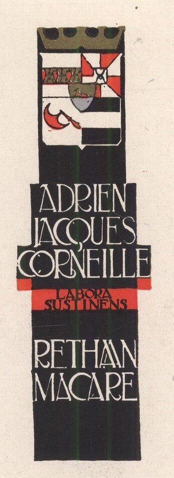1480 Ex Libris Nederland : Jeanne Bieruma Oosting, 1927, Verzenden, Ex libris