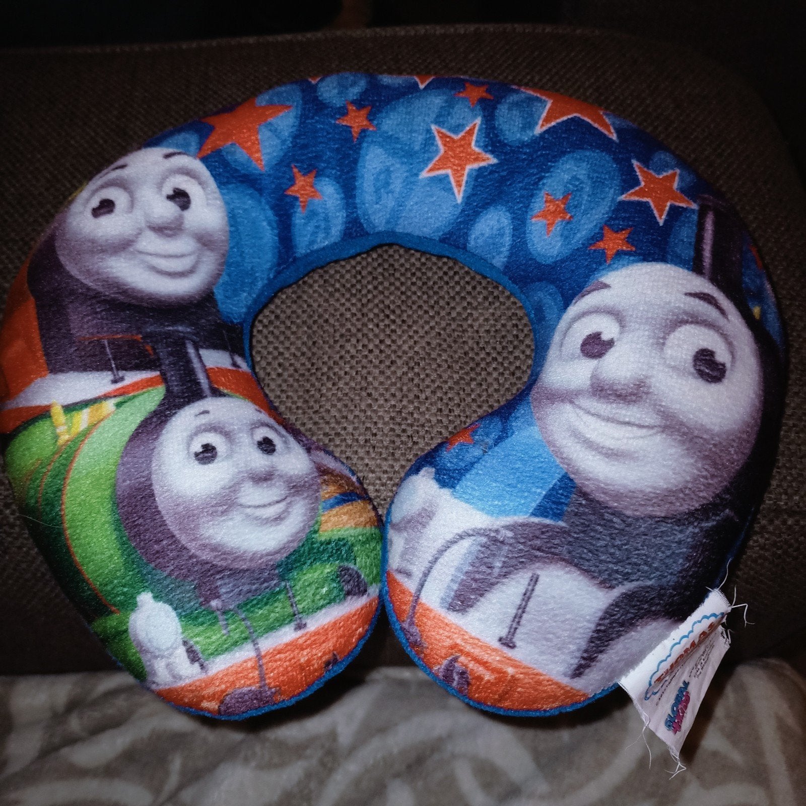 Thomas & friends, trein, nekkussen, 2013., Gebruikt, Overige merken, Overige typen, Ophalen of Verzenden