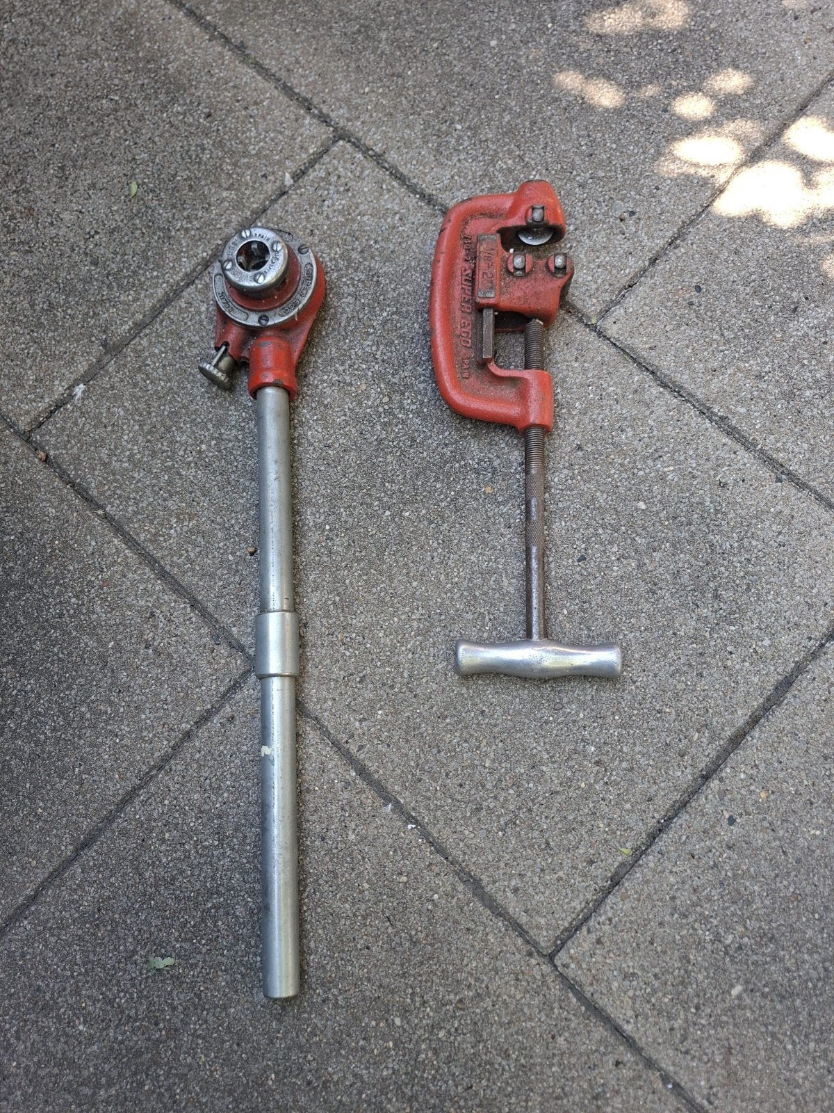 Ridgid pijpsnijder en pijpschroefdraadsnijder, Ophalen, Gebruikt, Snijgereedschap, Ridgid