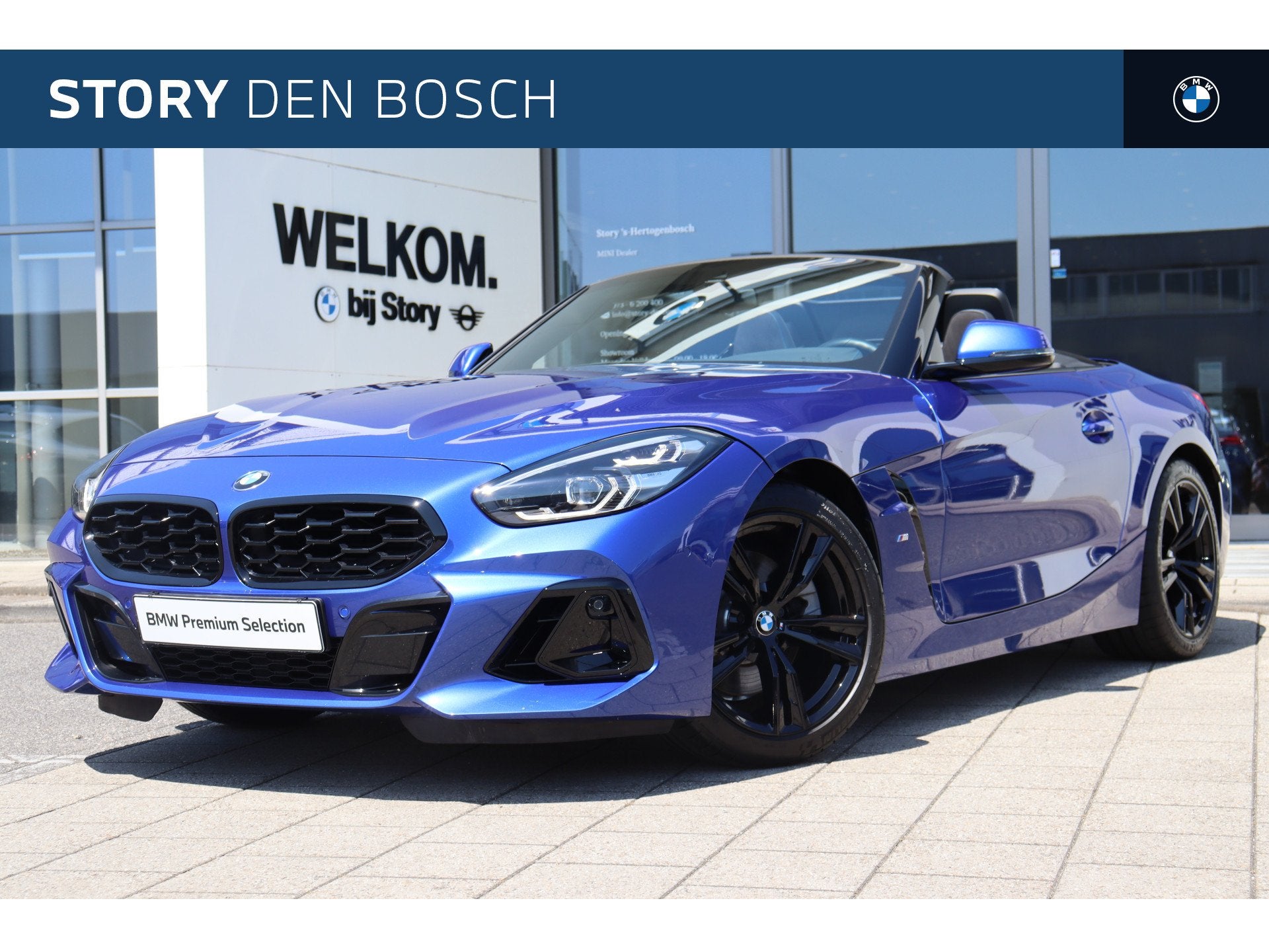 BMW Z4 Roadster sDrive20i High Executive M Sport Automaat /, Auto's, BMW, Achterwielaandrijving, Gebruikt, 4 cilinders, Blauw