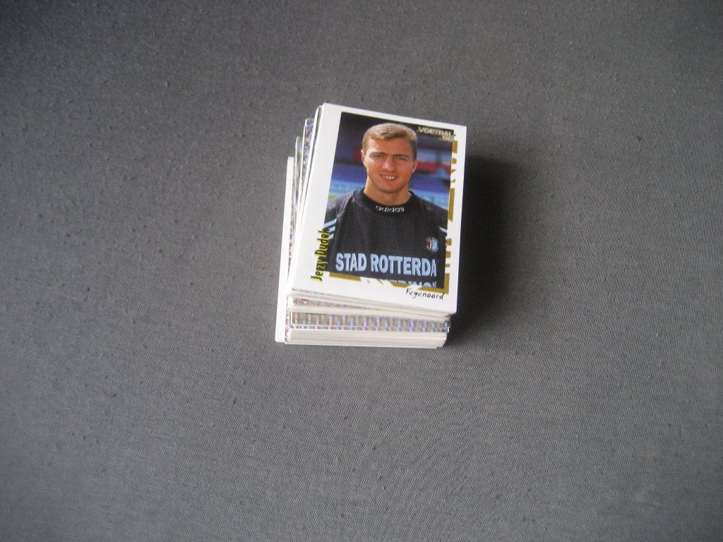 partij panini 1998 voetbal plaatjes, Ophalen of Verzenden, Zo goed als nieuw, Meerdere plaatjes