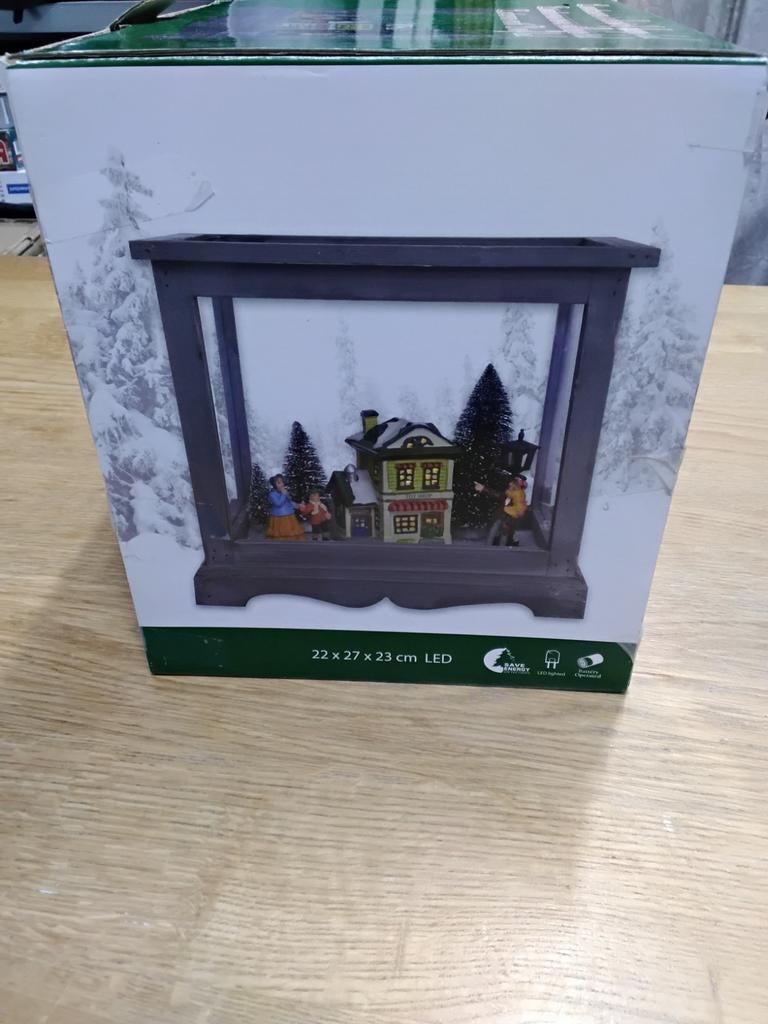 Lantaarn met led, Diversen, Kerst, Ophalen of Verzenden