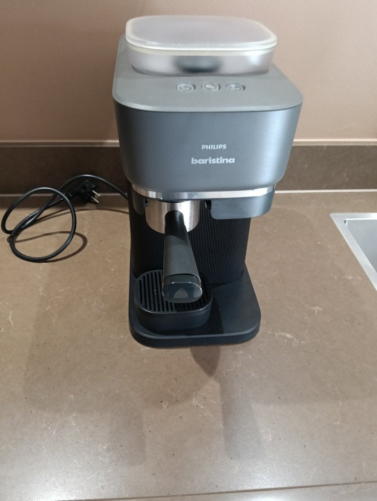 Philips BAR305  Baristina Semi-Automatische Espressomachine, Ophalen, Afneembaar waterreservoir, Koffiemachine, Koffiebonen