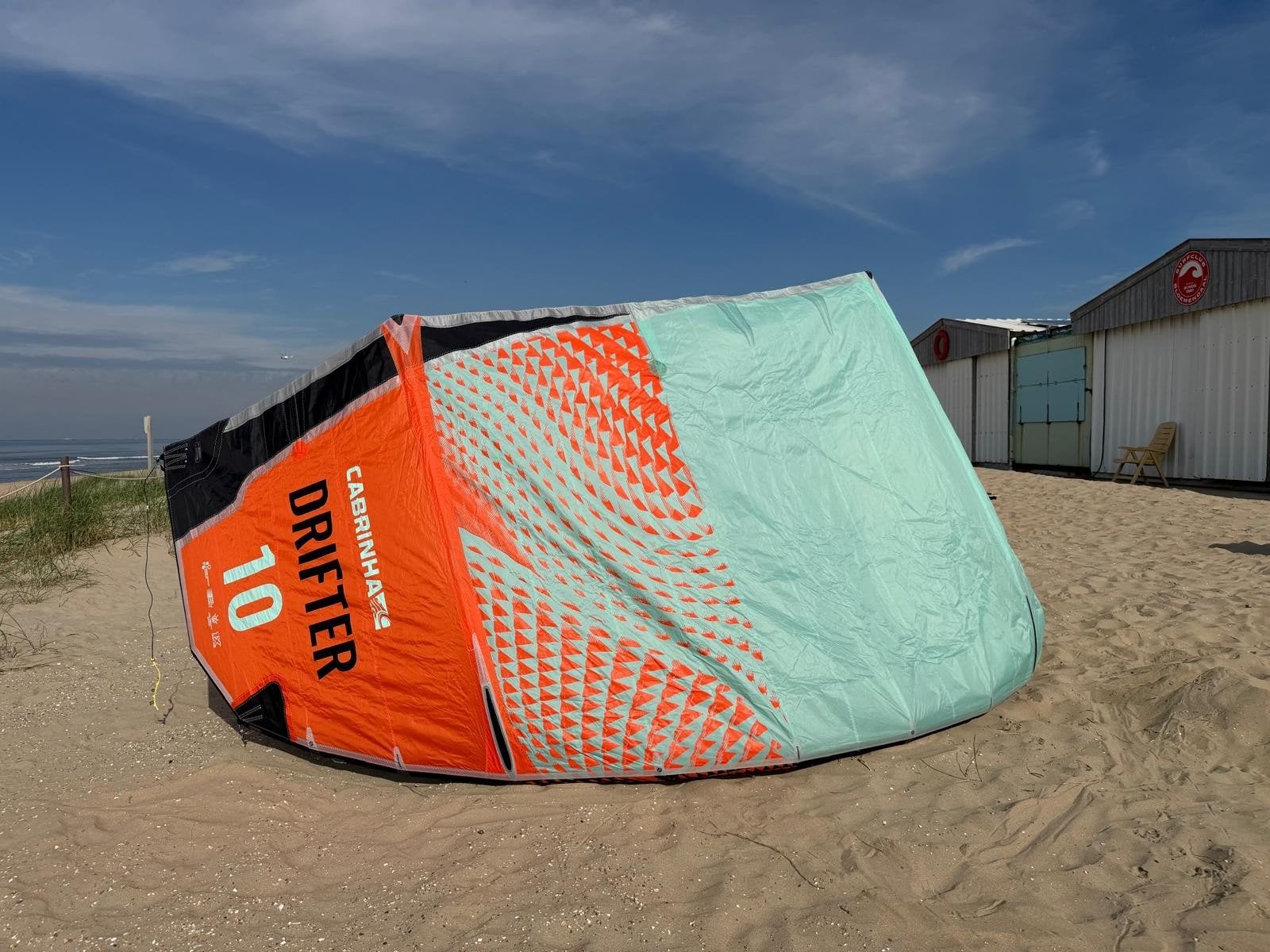 Cabrinha Drifter 10m² kite uit 2022/24, Watersport en Boten, Ophalen, 10 m², Geen board, Zo goed als nieuw