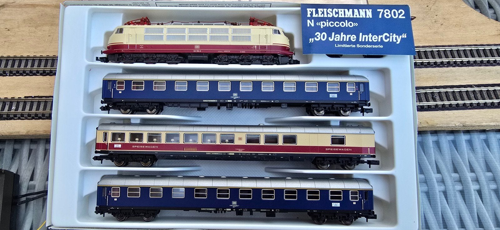fleischmann piccolo 7802 "30 Jahre Intercity" dcc top ovp, Fleischmann, Ophalen of Verzenden, Analoog, Gelijkstroom