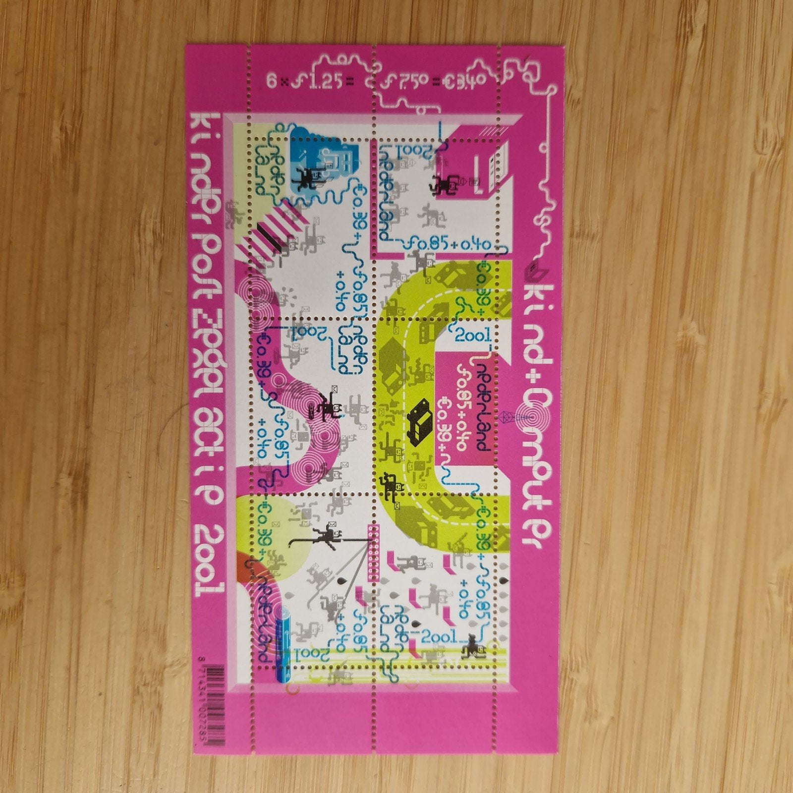 postfrisse kinderpostzegels 2001, Ophalen of Verzenden