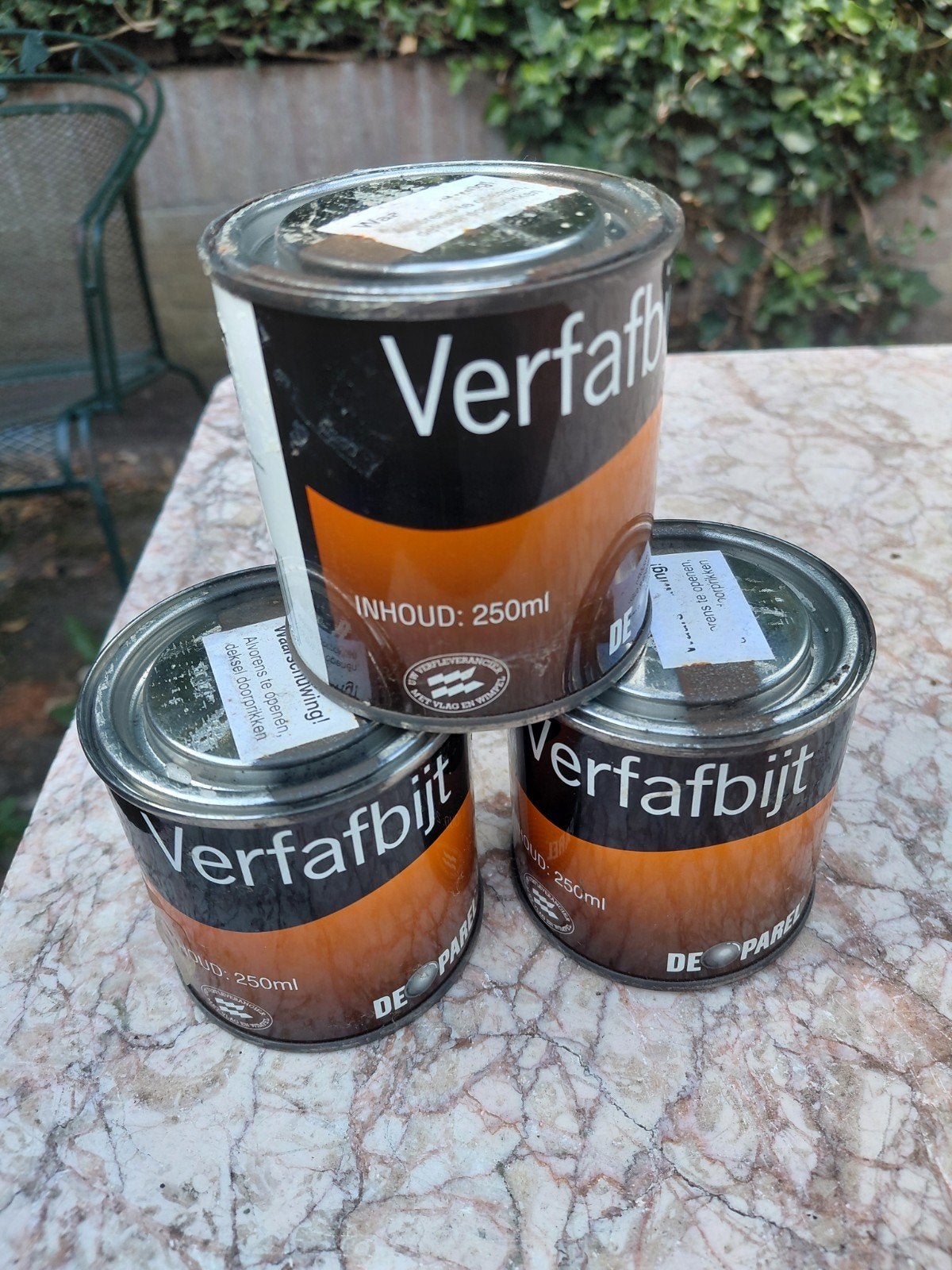 3x Verfafbijt De Parel 250ml - Nieuw, Ophalen of Verzenden, Nieuw