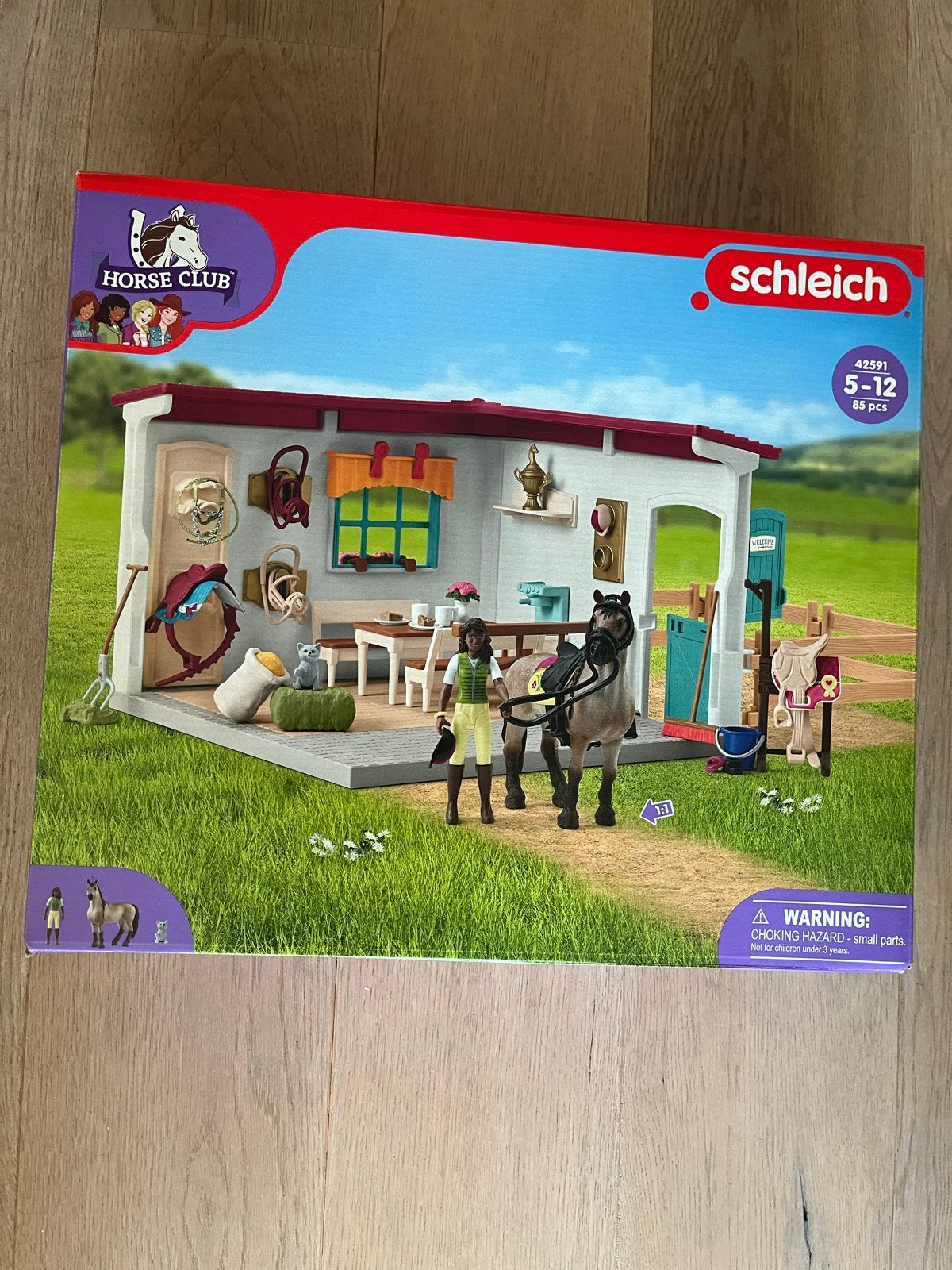 Schleich Horse Club Paardenstal met accessoires, Ophalen of Verzenden, Nieuw, Jongen of Meisje