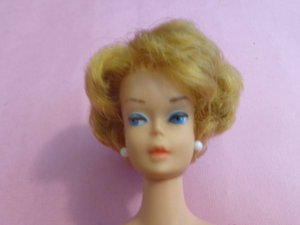 Barbie vintage Bubble cut rood blond, Verzamelen, Poppen, Ophalen of Verzenden, Gebruikt, Pop
