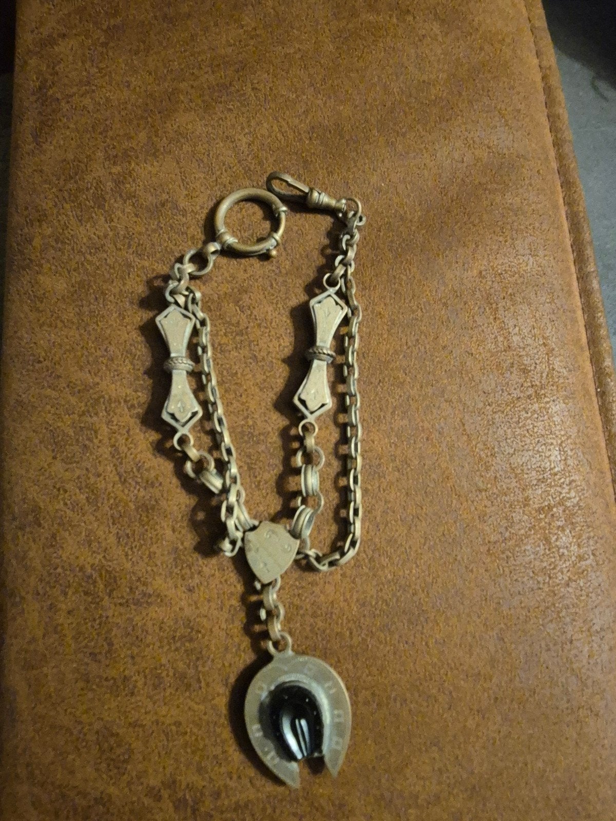 antieke zakhorloge ketting, Ophalen of Verzenden, Staal, Overige merken, 1960 of later
