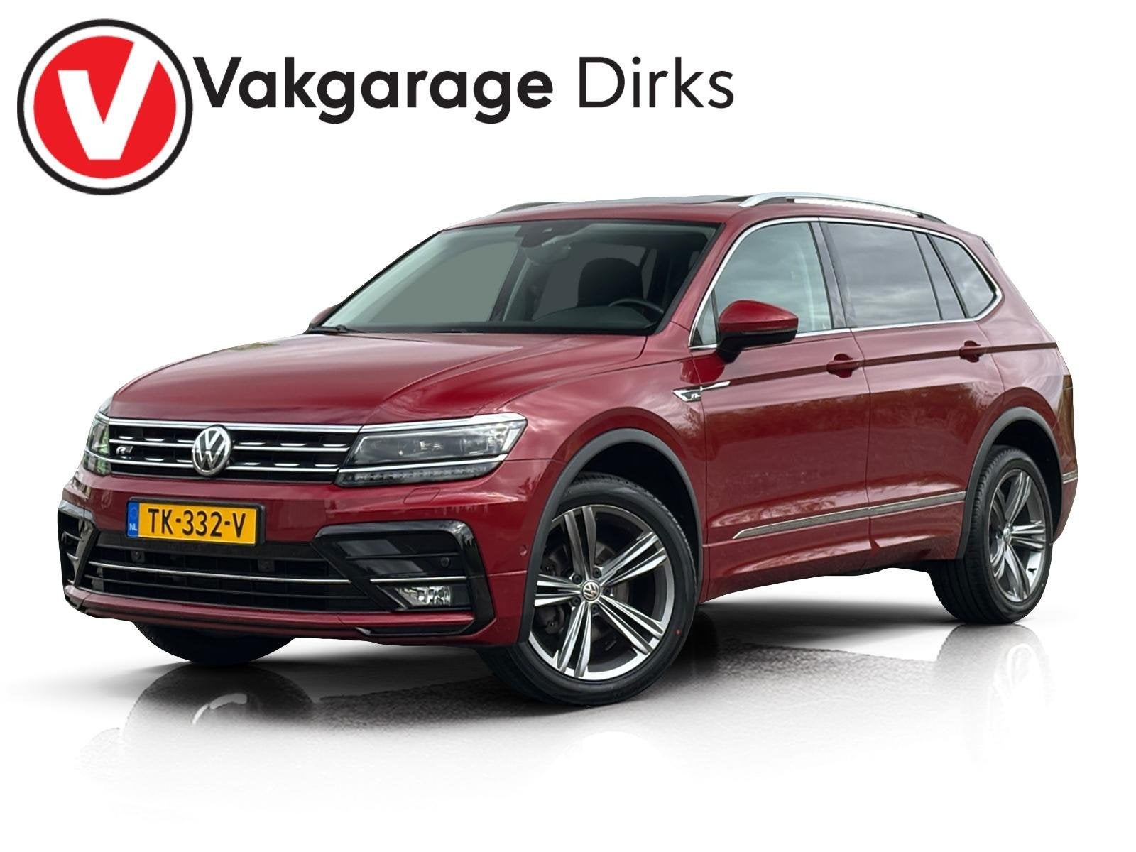 Volkswagen Tiguan Allspace 1.4 TSI DSG R-Line 7p. ✅ Pano, Auto's, 15 km/l, 4 cilinders, 150 pk, 7 stoelen