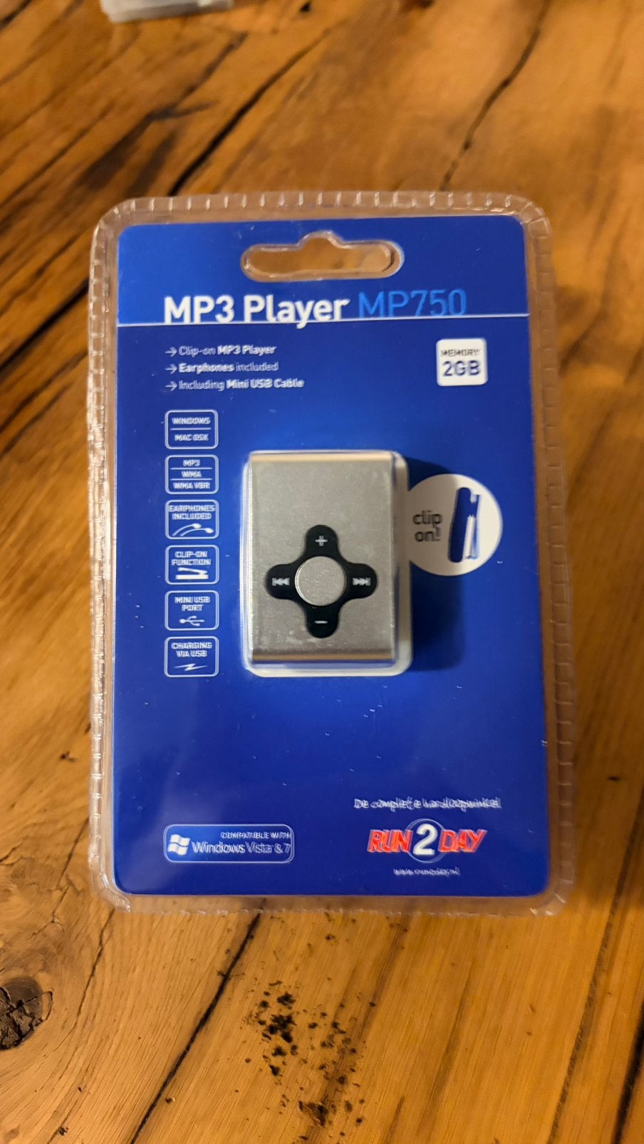 MP3 Speler MP750 - 2GB - Nieuw in verpakking, Ophalen of Verzenden, Nieuw, Overige merken, 2 tot 10 GB