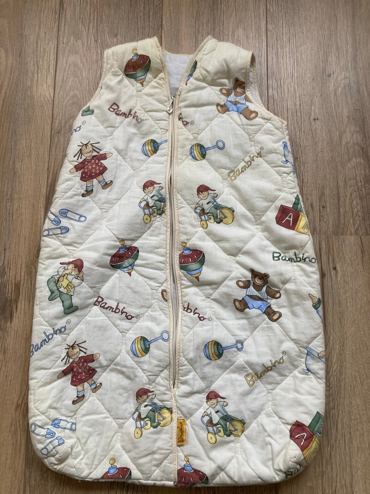 Bambino slaapzak met leuke print, Kinderen en Baby's, Dekens, Slaapzakjes en Inbakerproducten, Gebruikt, Slaapzak, Bambino, Meerkleurig