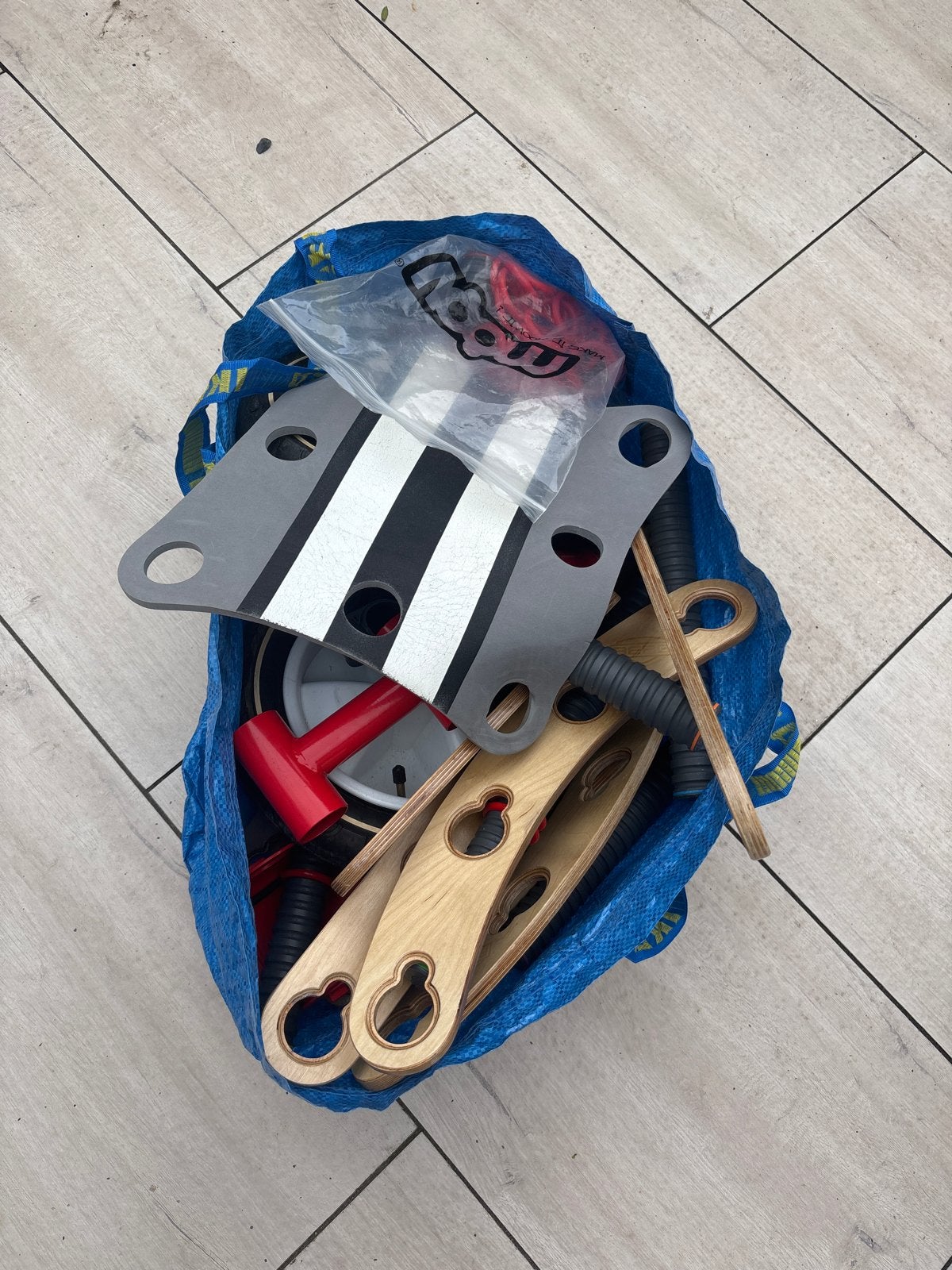 Berg Moov Set met 2 Boeken - Steps & Choppers, Kinderen en Baby's, Ophalen of Verzenden, Gebruikt, Knutselen