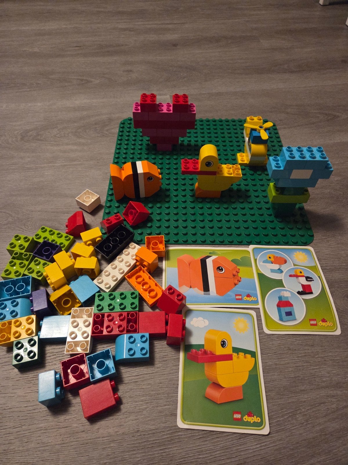 Duplo 10848 mijn eerste bouwstenen compleet inclusief grond, Ophalen of Verzenden, Gebruikt