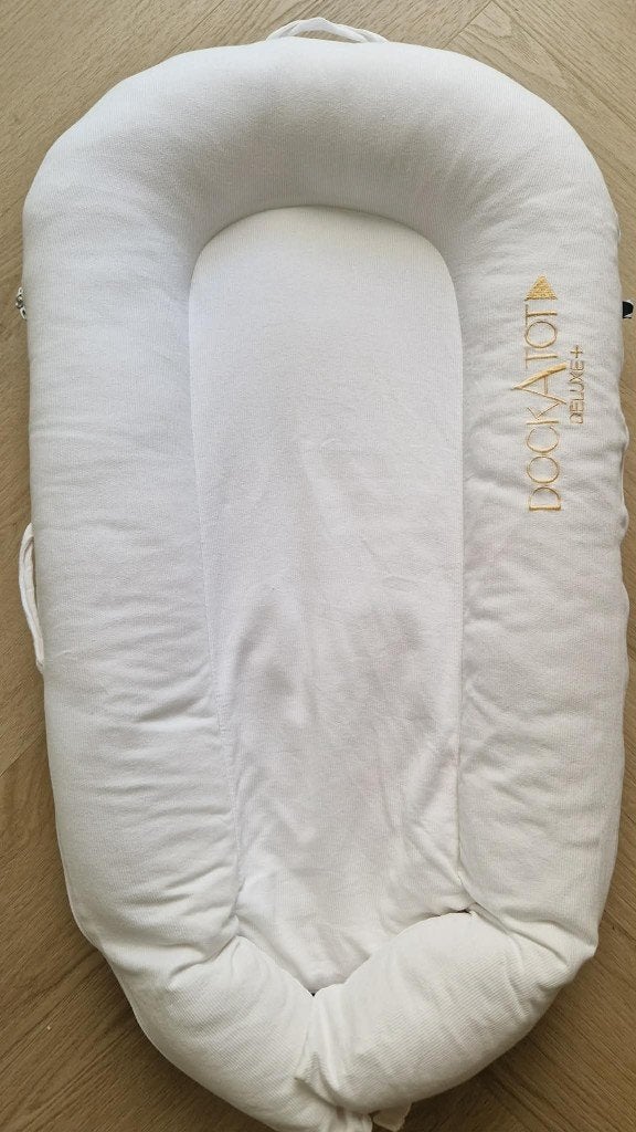 DockATot Deluxe+ Babynestje Pristine White, Ophalen of Verzenden, Zo goed als nieuw, Overige typen