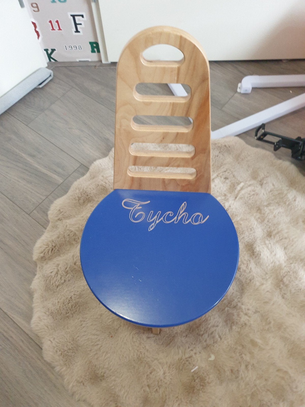Houten kinderstoel met naam 'Tycho', Ophalen, Gebruikt, Stoel(en)