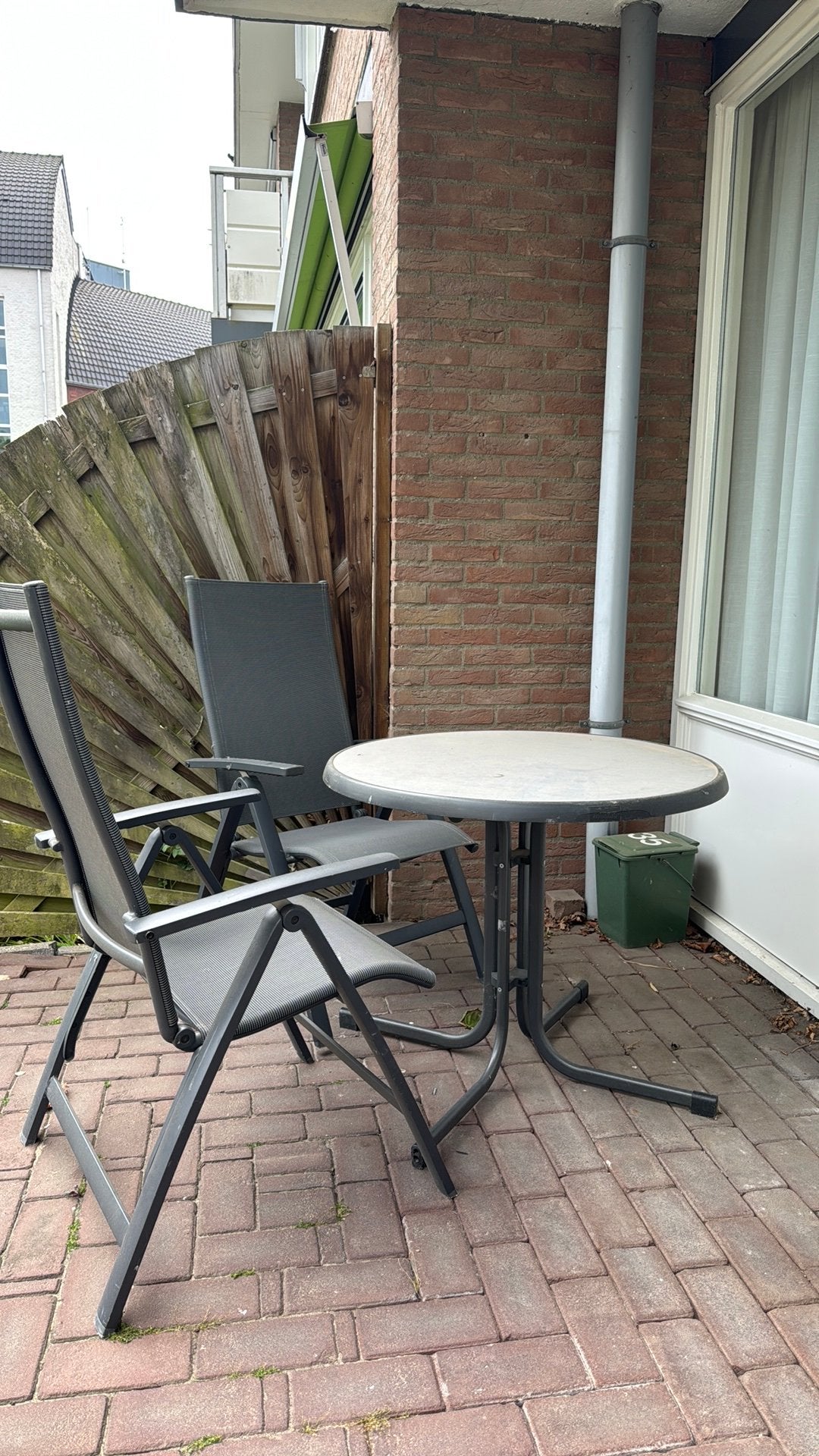 Mecalit compacte tuinset, Ophalen, 2 zitplaatsen
