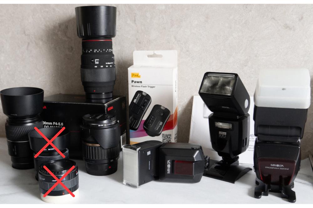 Complete fotoset voor Sony/Minolta, Ophalen of Verzenden, Gebruikt, Overige typen