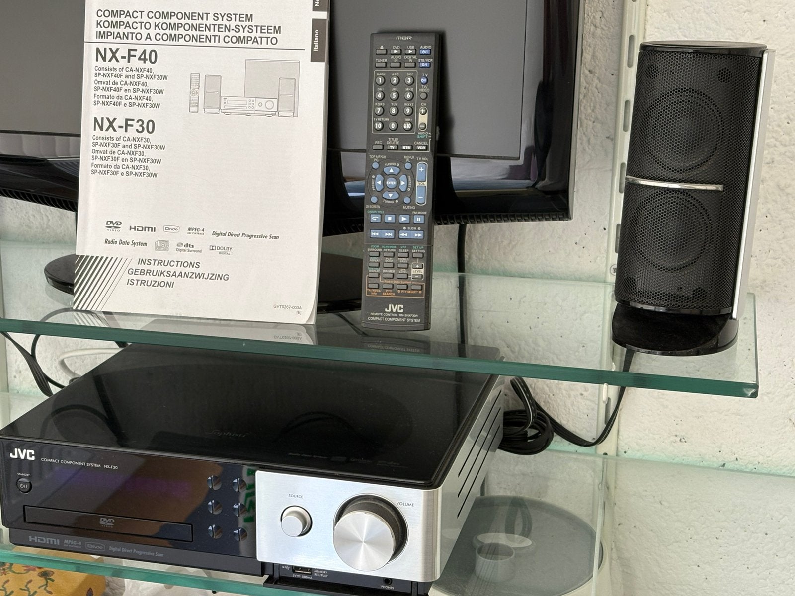 JVC NX-F40, JVC, Ophalen of Verzenden, Zo goed als nieuw, Dvd-speler