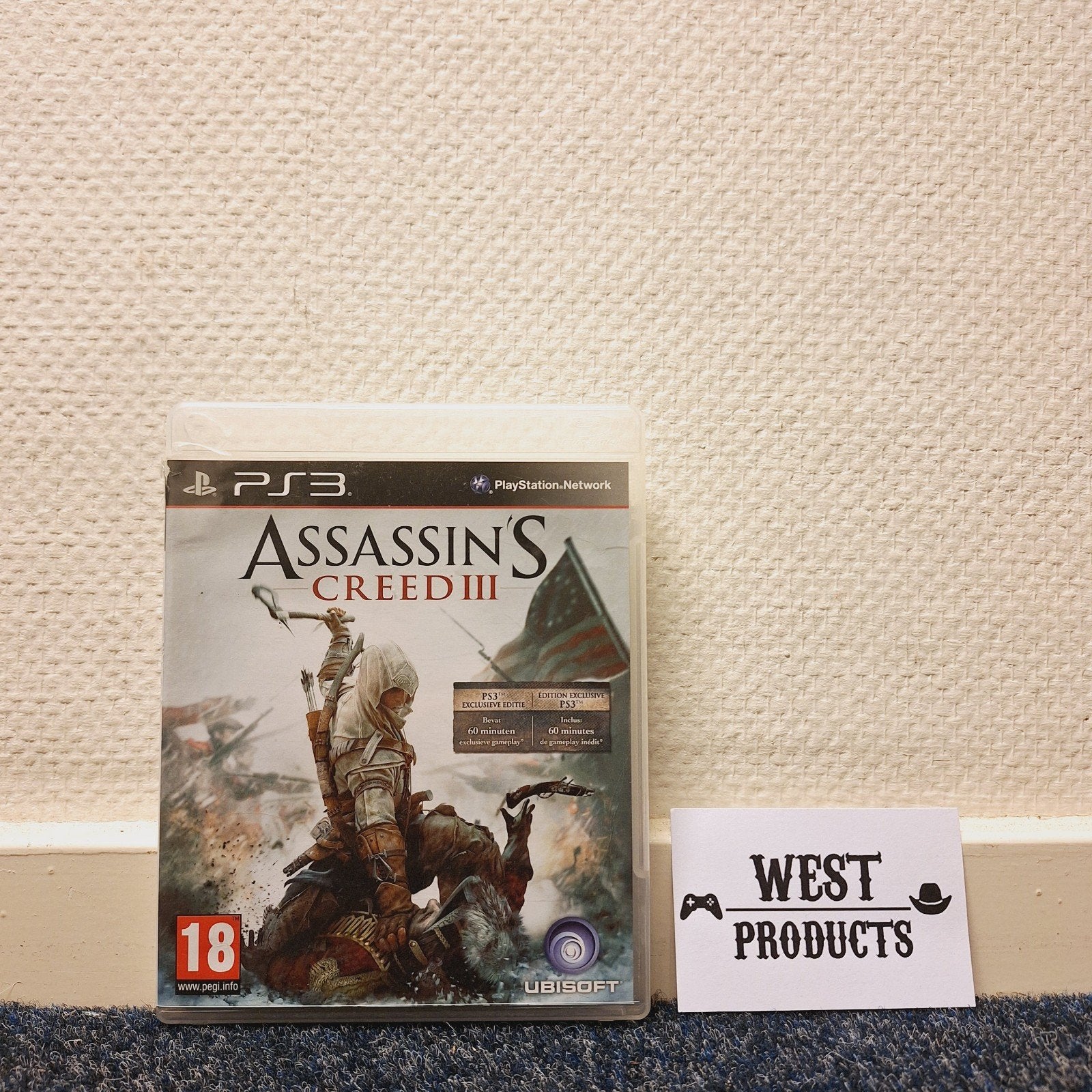 Assassin's Creed 3 - Playstation 3 | PS3 | Compleet, Spelcomputers en Games, Avontuur en Actie, Gebruikt, Vanaf 18 jaar, .