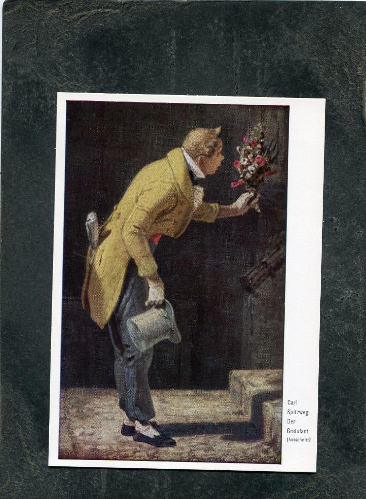 Ansicht Carl Spitzweg - Der Gratulant, Verzenden, 1980 tot heden, Ongelopen