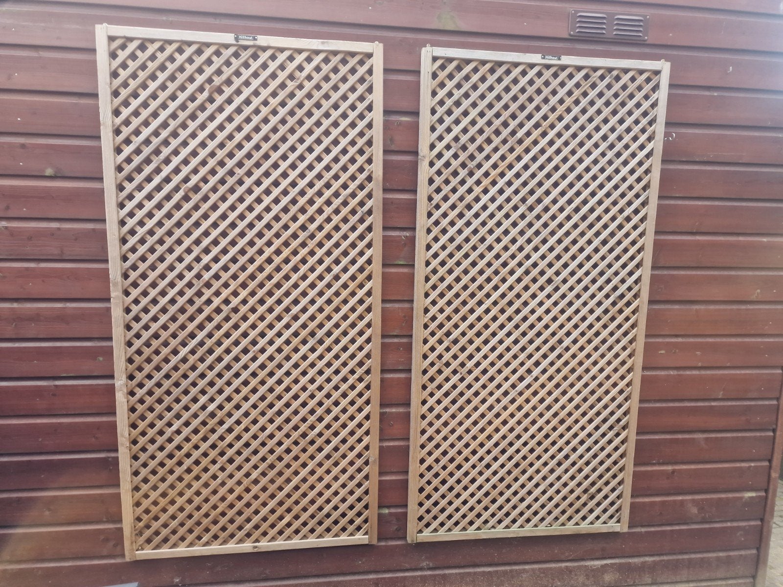 hillhout trellis jasmijn 90x180, Ophalen, Gebruikt, Hout, 150 tot 200 cm