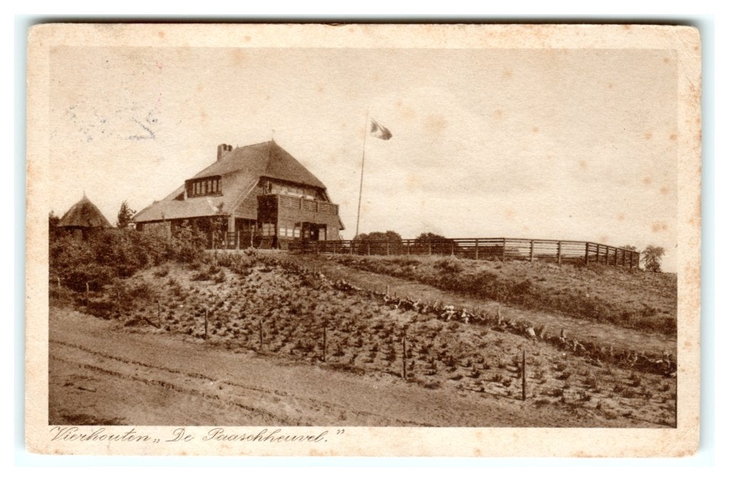 Vierhouten, "De Paaschheuvel", Ophalen of Verzenden, 1920 tot 1940, Gelopen, Gelderland