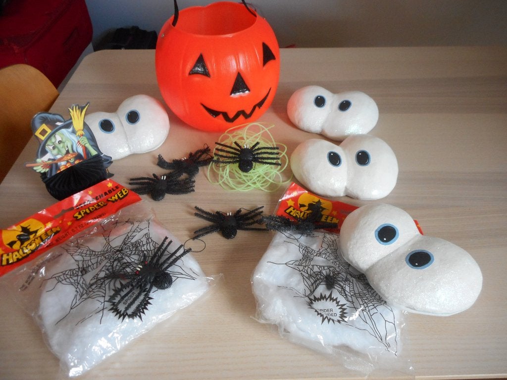 Halloween pakket om huis mee te versieren, Ophalen of Verzenden, Zo goed als nieuw, Versiering, Halloween of Griezel