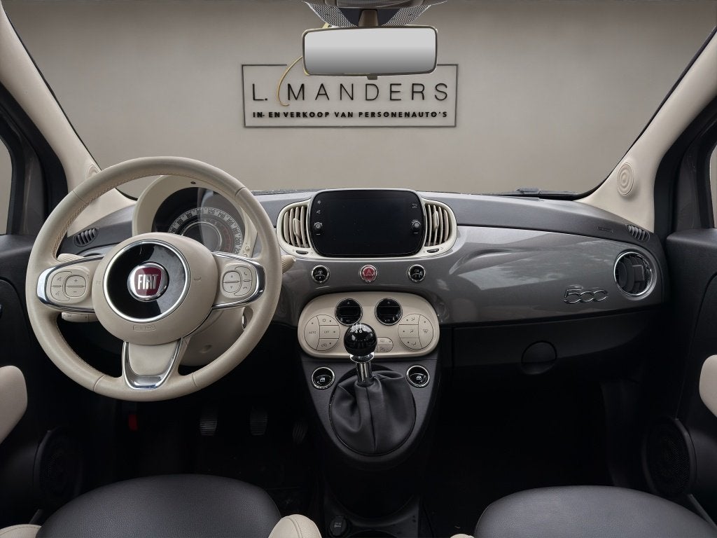 Fiat 500C 1.0 Hybrid Dolcevita 2022 GRIJS | Cabriolet | Lede, Auto's, Fiat, Keurmerk '100% Onderhouden', Automatische klimaatregeling