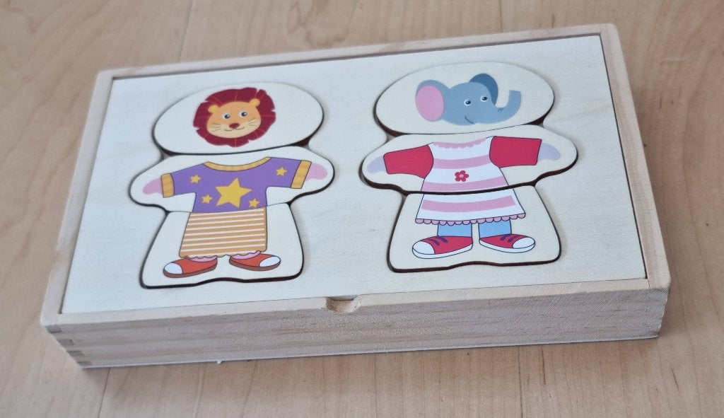 houten aankleedpuzzel, Ophalen, Zo goed als nieuw, Overige typen