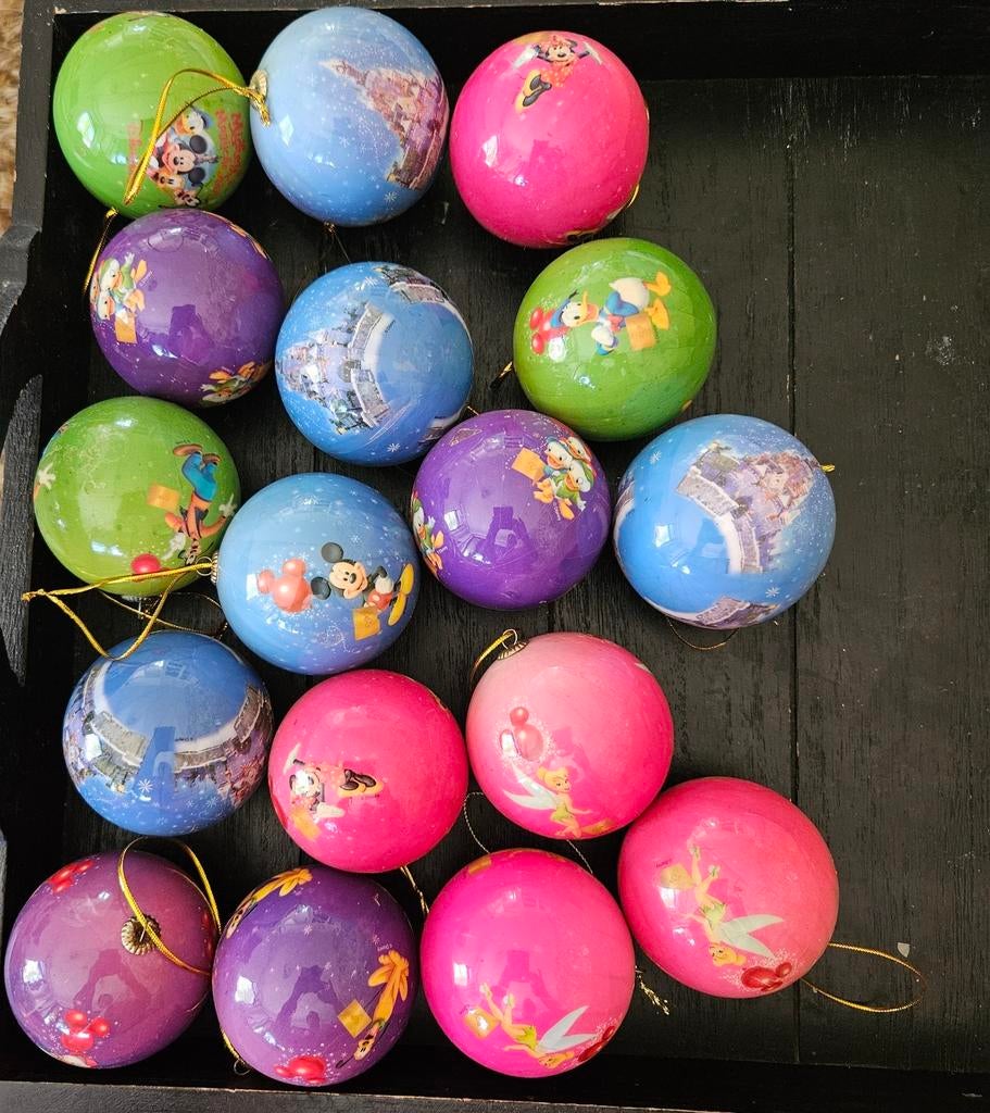 Kerstballen Disney, Ophalen of Verzenden, Zo goed als nieuw, Beeldje of Figuurtje