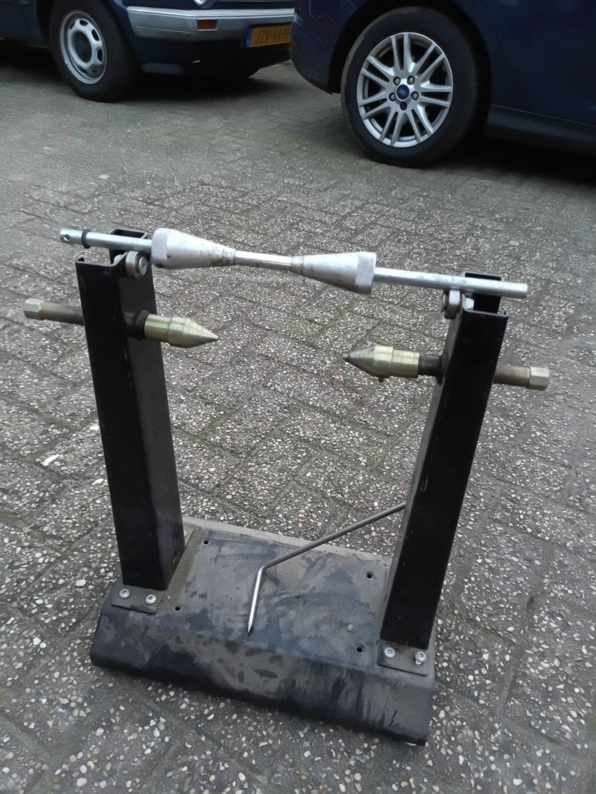 Motorbanden balanceerapparaat, Motoren, Ophalen of Verzenden, Gebruikt