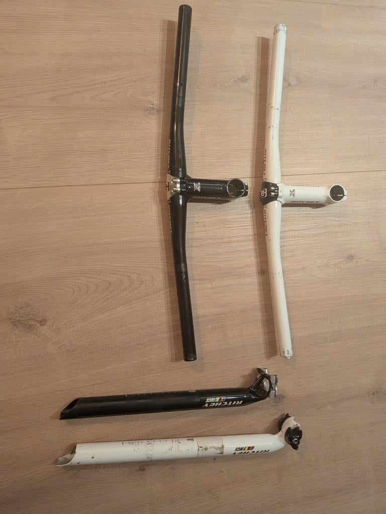 Ritchey WCS set – stuur, stuurpen + 2x zadelpen (retro MTB), Ophalen of Verzenden, Stuur