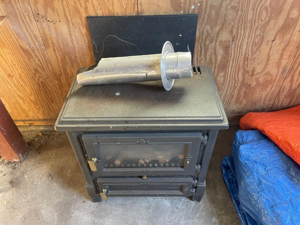 Oude Gaskachel, Huis en Inrichting, Kachels, Ophalen, Gebruikt, Gas, Vrijstaand