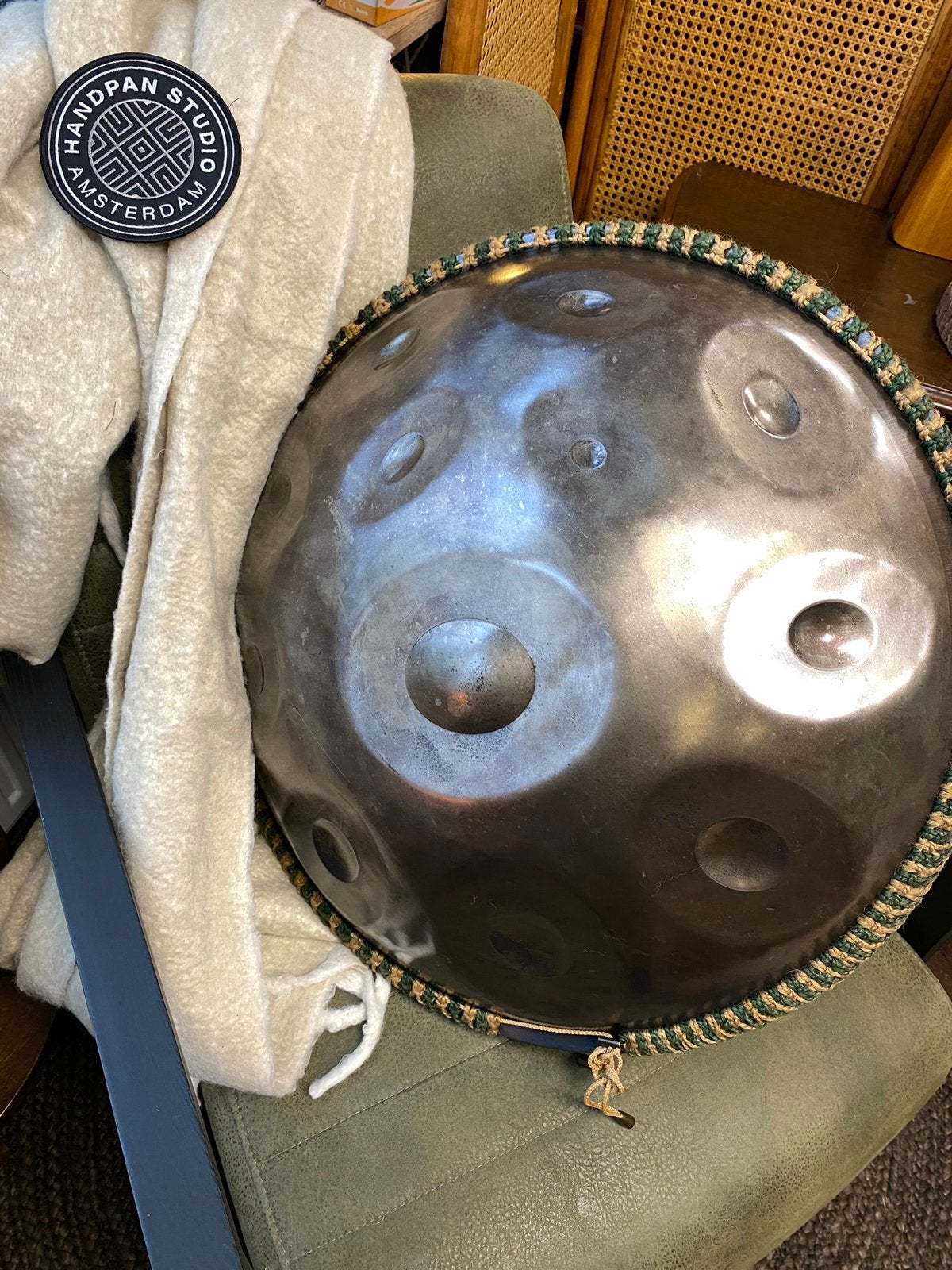 Handpans Mokum F La Sirena – 14 noten incl tas, Muziek en Instrumenten, Ophalen, Zo goed als nieuw, Melodische percussie