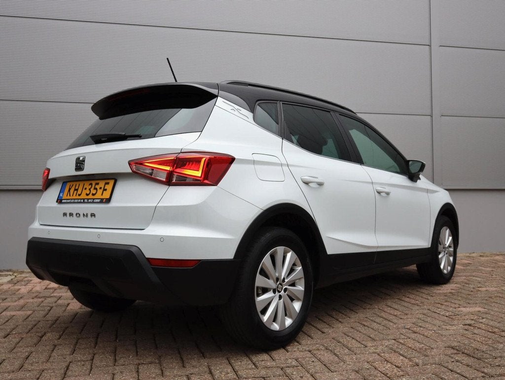 Seat Arona 1.0 TSI Style (Vol-Opties!) Two-Tone 1e eigenaar, Auto's, Voorwielaandrijving, Gebruikt, 116 pk, Wit