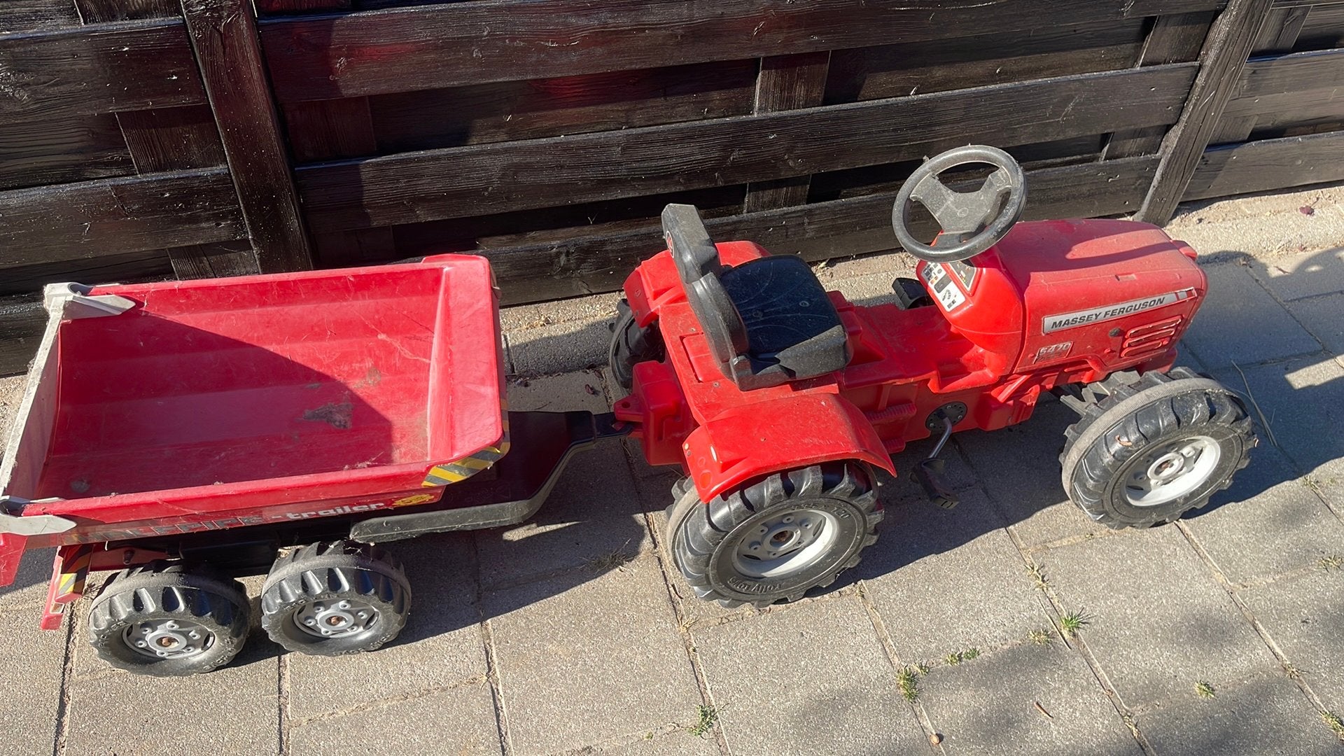 Tractor en oplegger, Ophalen, Gebruikt, Overige merken, Met kar of aanhanger