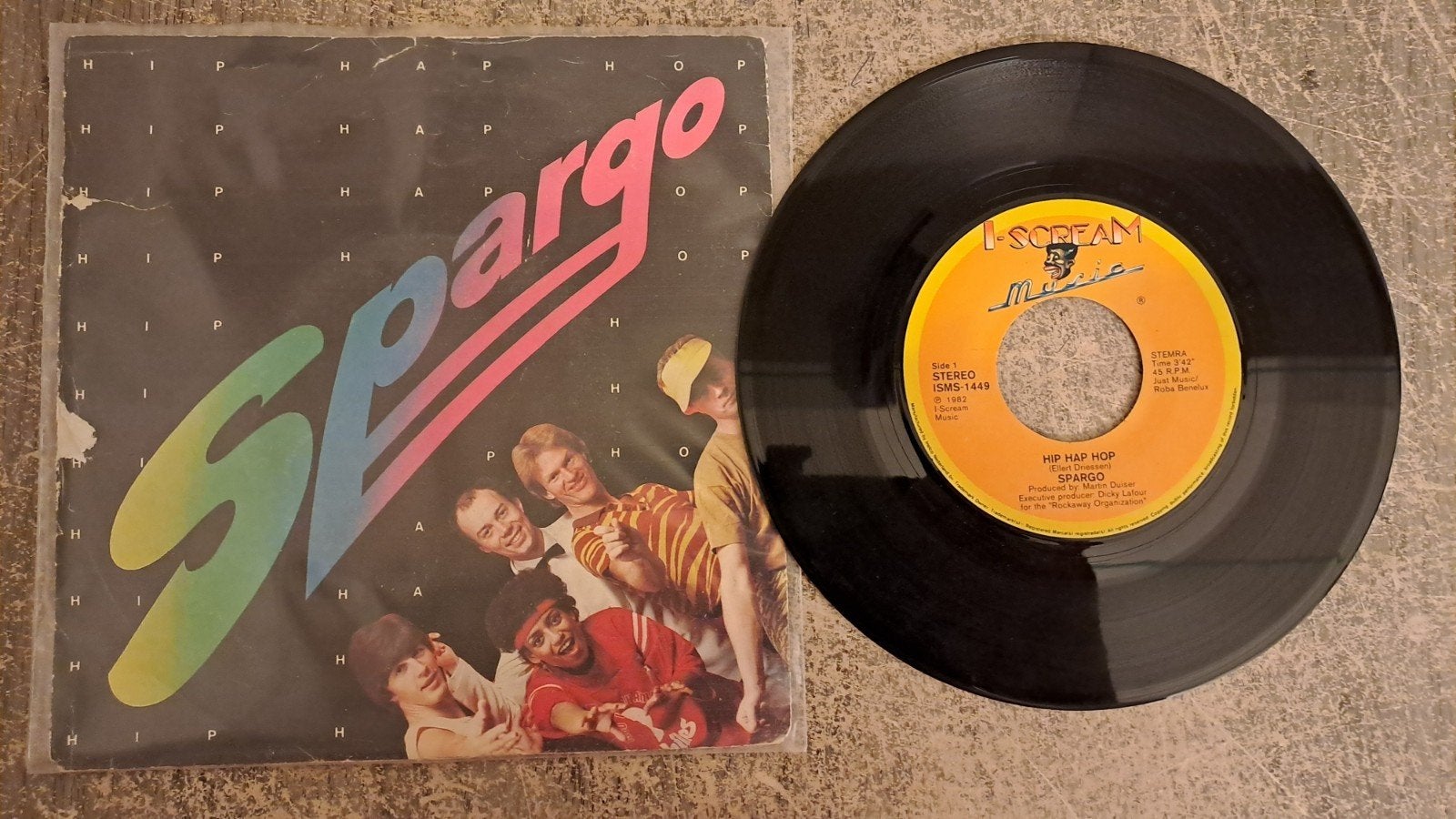 Spargo  - hip hap hop, Gebruikt, 7 inch, Pop, Fotohoes